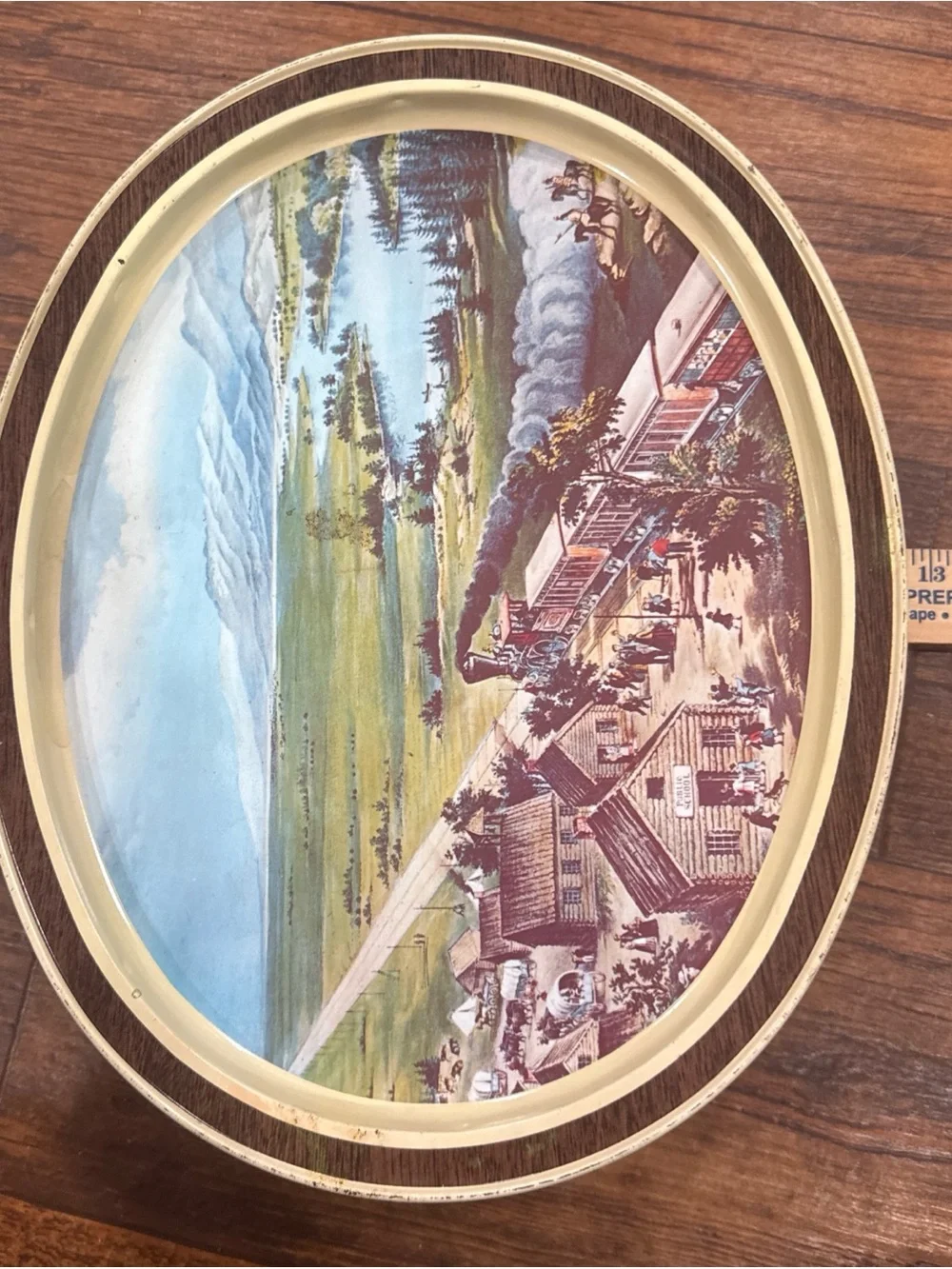 VTG Sunshine Biscuits Inc. Oval Storage Tin 1982